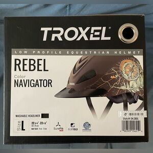 Troxel Rebel Riding Helmet, NWT, Navigator. Large